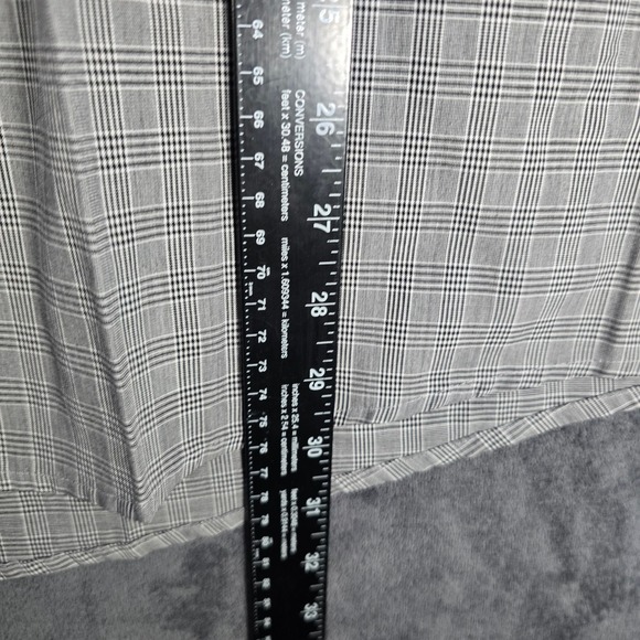 US‎ Polo Assn. Plaid Dress Shirt Regular Fit Long Sleeve Gray XL - Picture 6 of 8